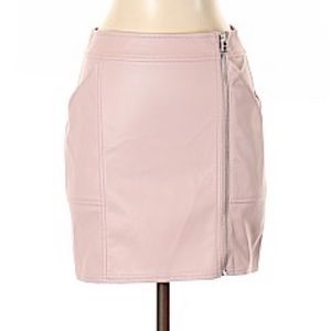 Express faux leather skirt